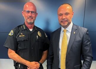 POLICE CHIEF SEAN BRANDENBURG MEETS WITH DEPUTY FBI DIRECTOR DAN BONGINO