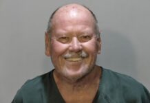 a man in a green shirt is smiling