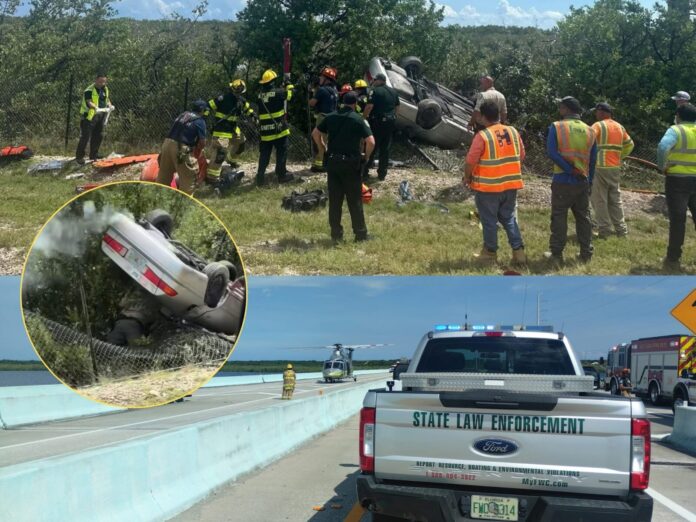 a collage of photos of a car accident