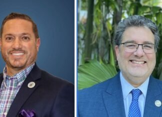 two headshots of two men, one in a suit and the other in