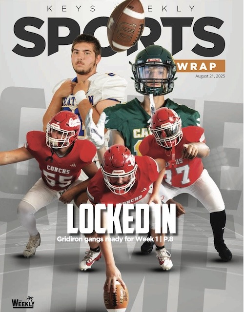 a magazine cover with a group of people on it
