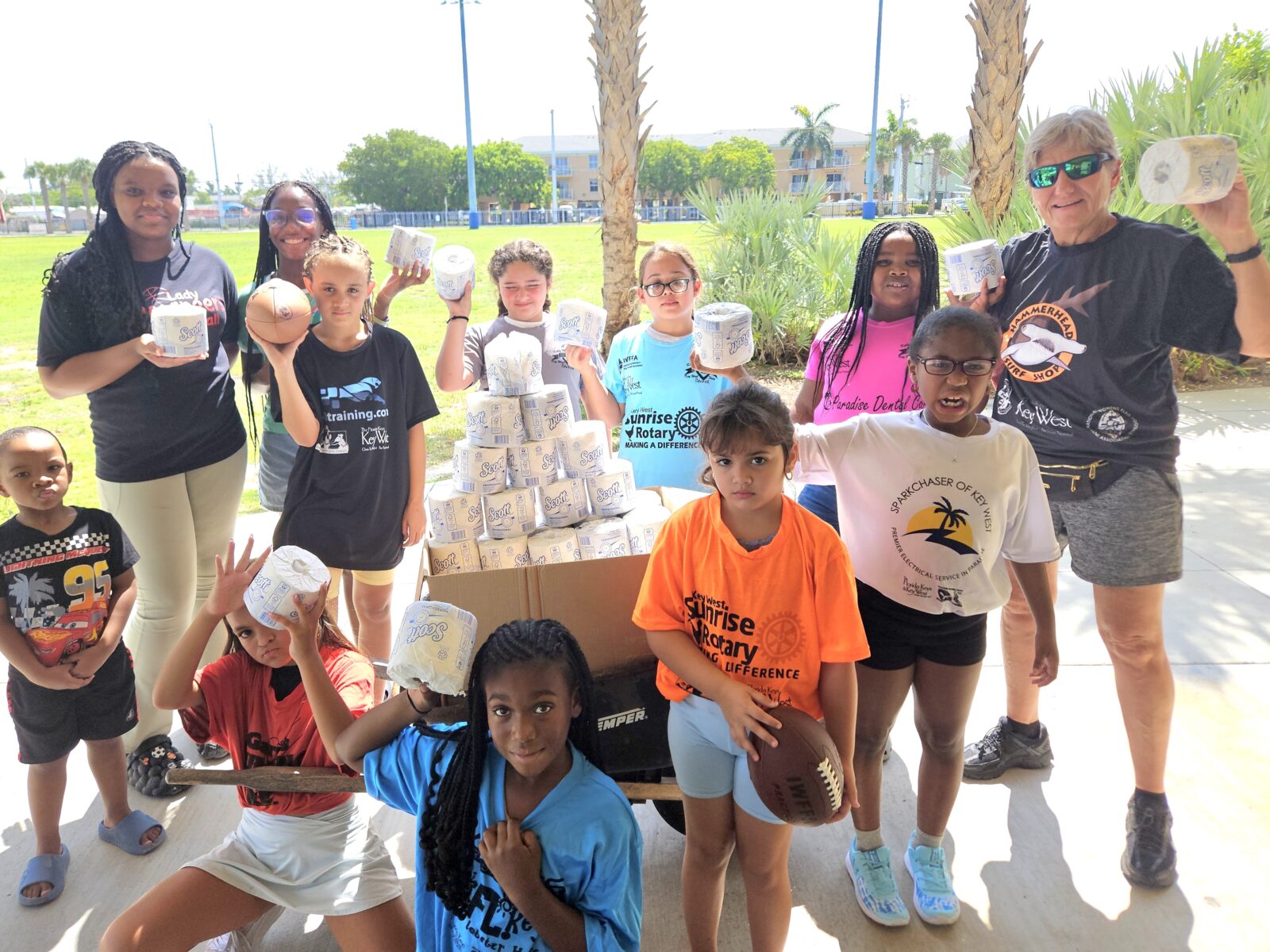 FLAG FOOTBALL GIRLS RAISE MONEY TO SPREAD THEIR SPORT