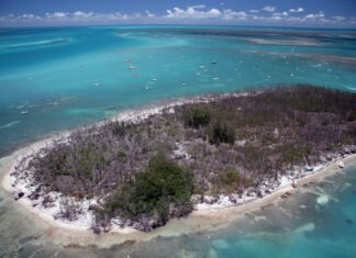 NAVY OBJECTION DELAYS WISTERIA ISLAND MOORING FIELD a small island in the middle of the ocean