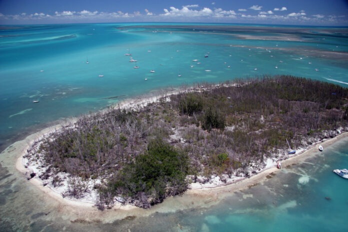 Wisteria Island on June 9, 2006. Dale McDonald Collection. a small island in the middle of the ocean