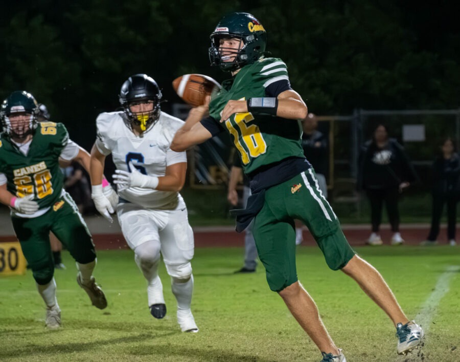 a group of people playing a game of football