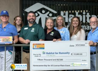 SPECIALTY PLATE RAISES $15K FOR HABITAT FOR HUMANITY