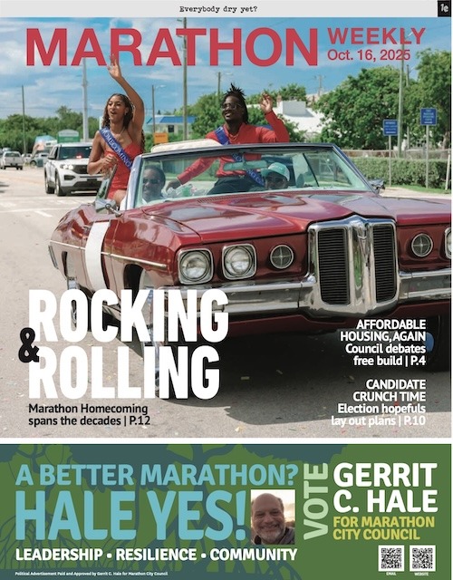 a magazine cover with two people in a car