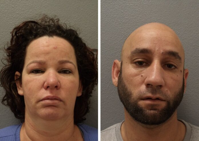 a man and a woman who are facing different directions