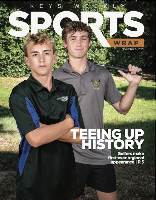 a magazine cover with a group of people on it