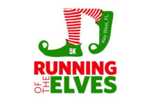 REGISTER NOW TO RUN WITH THE ELVES the running of the elves logo