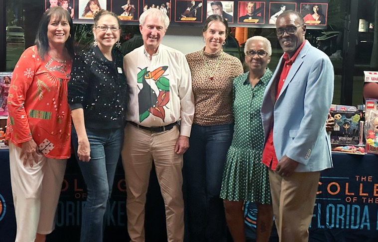 COLLEGE HOLIDAY PARTY COLLECTS HUNDREDS OF TOYS