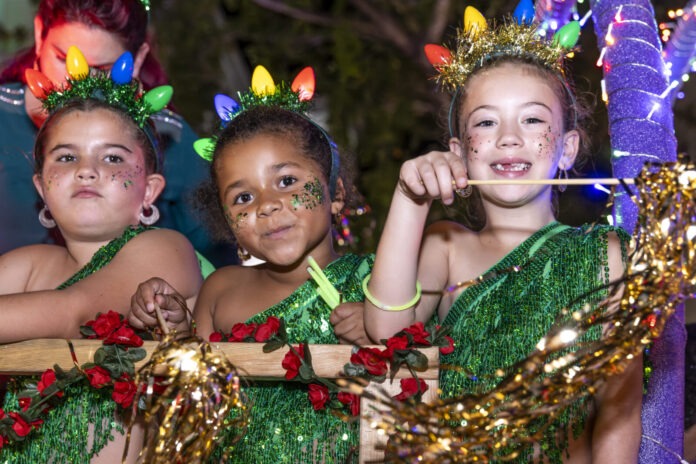 Key West Holiday Parade 2025 NWM-0460 a group of young children dressed in costumes