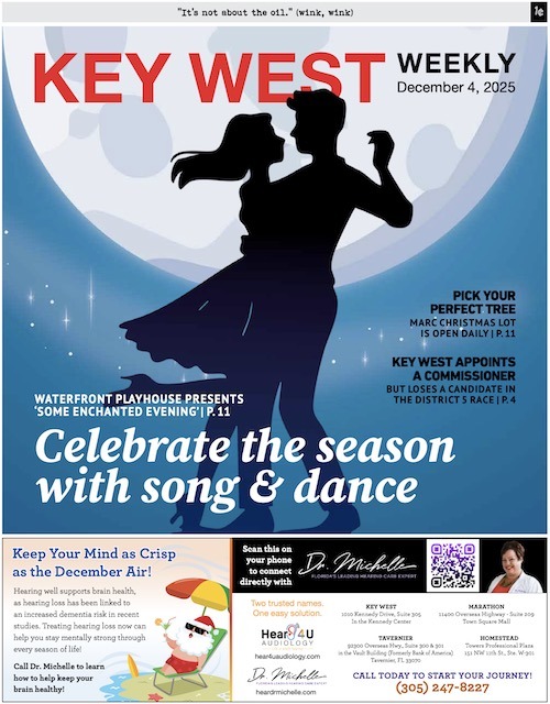a magazine cover with a man and a woman dancing