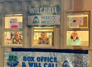 a box office and will call booth at a convention