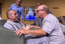 CLEAN VS. CALAMITY: NEIL SIMON’S ‘THE ODD COUPLE’ OPENS AT MCT a group of men sitting around a living room together