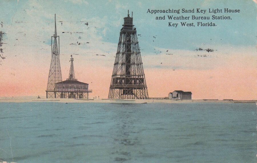 a book with a picture of a lighthouse on it