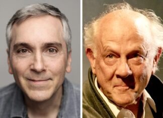 WATERFRONT PLAYHOUSE PRESENTS ‘TUESDAYS WITH MORRIE’ JAN. 15-18 a split photo of a man and an older man
