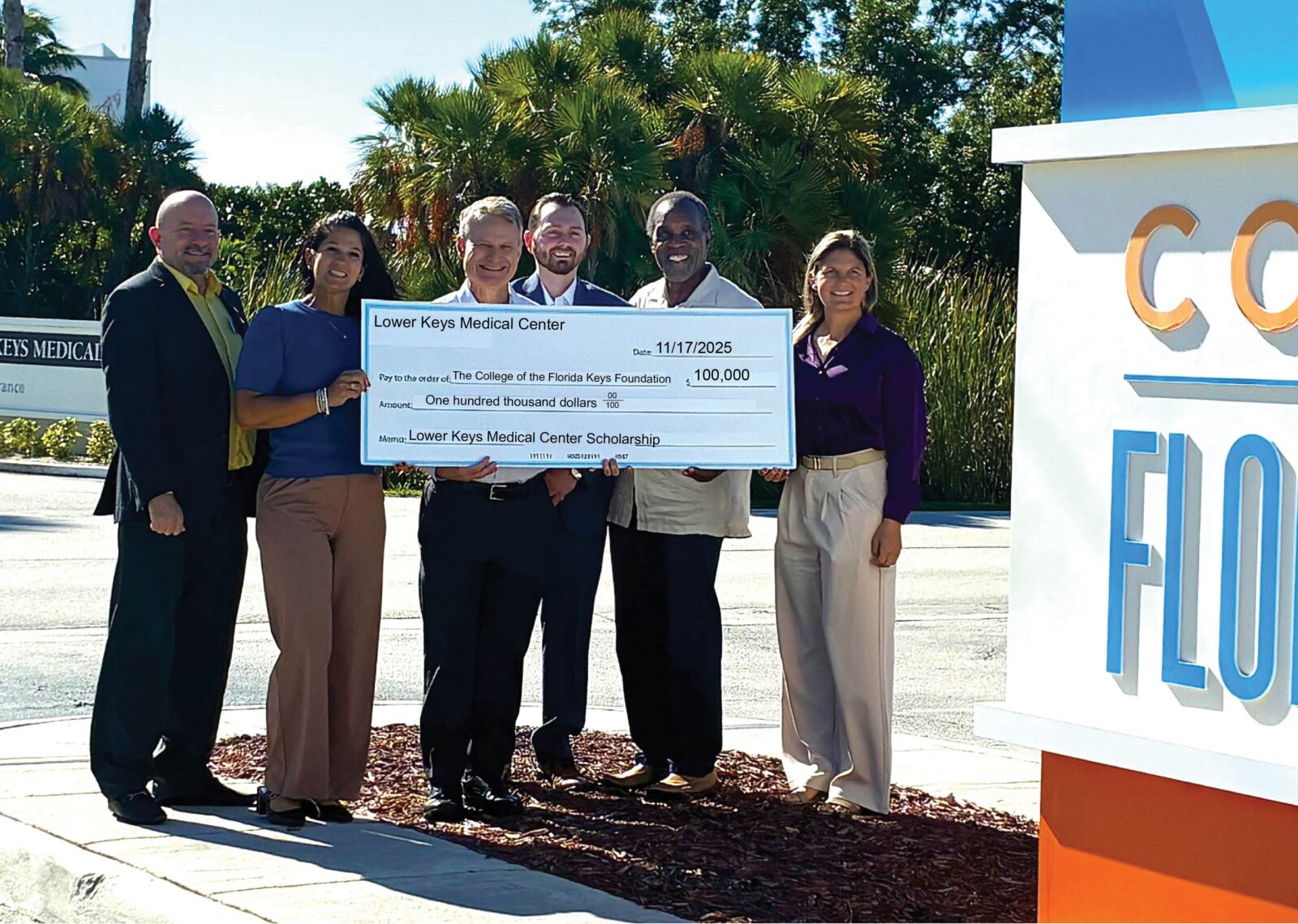 CFK’S NURSING PROGRAM GETS FINANCIAL BOOST THANKS TO LOWER KEYS MEDICAL CENTER & STATE GRANT