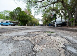 A KEY LARGO STREET FACES A ‘HOLE’ LOT OF PROBLEMS