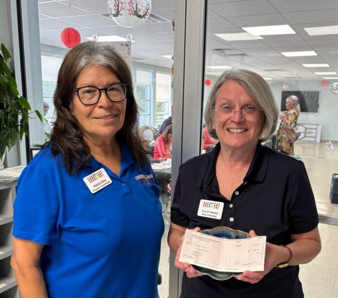 JOY Center Program Coordinator Maria Uribe and Board President and Treasurer Eva Merkel