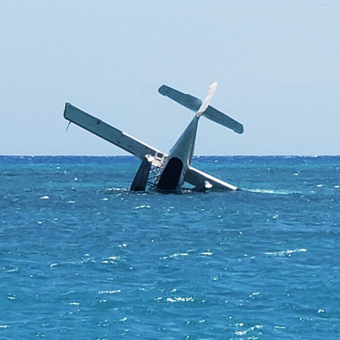 Seaplane crash from FB