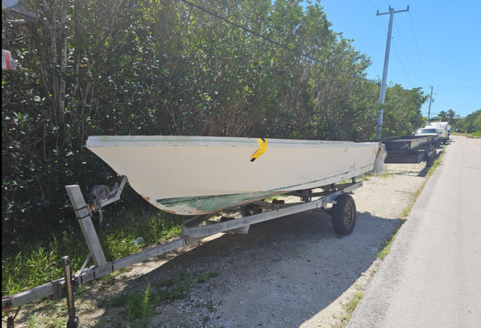 Tagged Boat and Trailer Stock Island