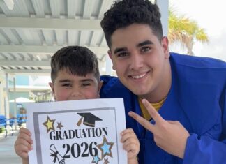 MARATHON HIGH SENIORS WALK ELEMENTARY SCHOOL HALLS ONE LAST TIME