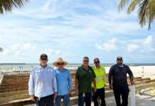KEY WEST CITY CREWS SPRUCE UP BEACH