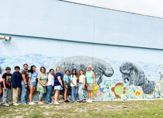 KLS EVERGLADES AMBASSADORS CREATE BEAUTIFUL MURAL