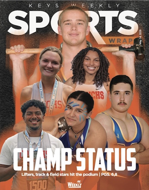 a magazine cover with a group of people on it
