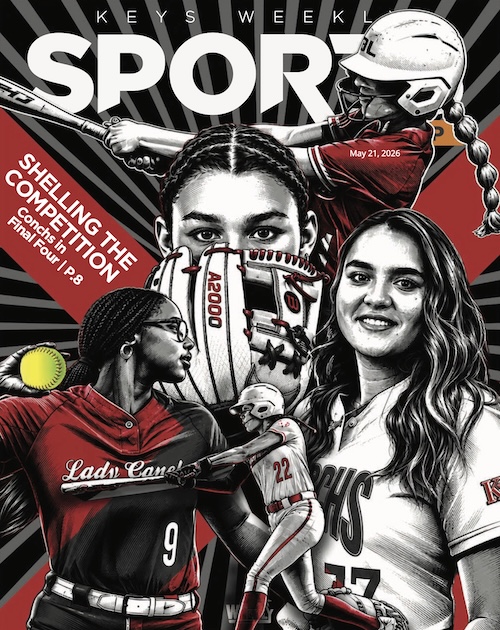 a magazine cover with a group of people on it