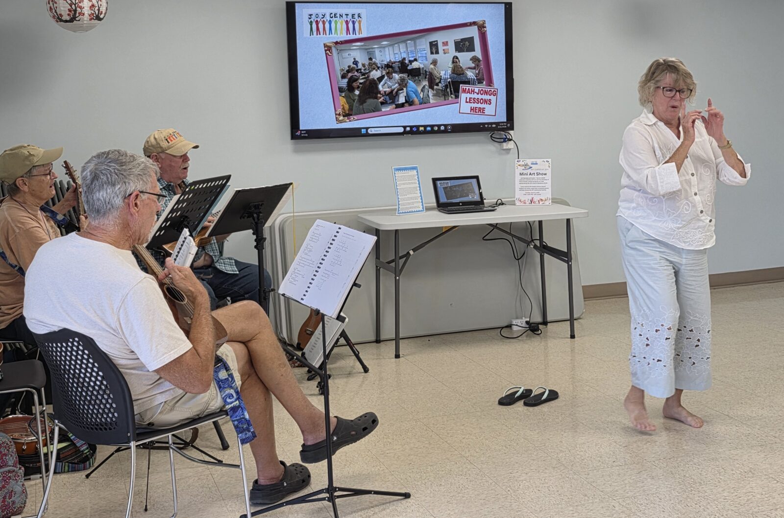 JOY HOSTS SUCCESSFUL ARTIST IN RESIDENCE CLASSES 