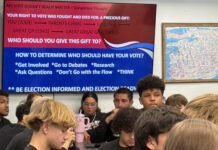 KEYS ELECTIONS OFFICE GETS OUT THE VOTE WITH HIGH SCHOOL VISITS
