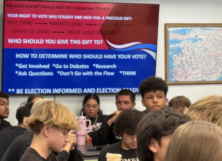 KEYS ELECTIONS OFFICE GETS OUT THE VOTE WITH HIGH SCHOOL VISITS