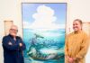 TWO VISIONS, ONE CANVAS: ARTISTS COLLABORATE ON BREATHTAKING PAINTING