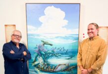 TWO VISIONS, ONE CANVAS: ARTISTS COLLABORATE ON BREATHTAKING PAINTING
