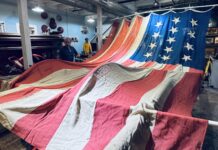 Key West Firehouse Museum displays 150-year-old iconic flag